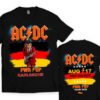 Germany Karlsruhe3 PWR ACDC UP Tour 2025 Unisex T-Shirt