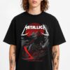 Metallica M72 Denver Pop-Up Shop Poster In Denver Colorado At Empower Field at Mile High On June 27 and 29 2025 Grim Reaper On Black Horse Artwork Unisex T-Shirt