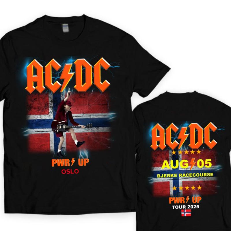 Norway Olso3 PWR ACDC UP Tour 2025 Unisex T-Shirt