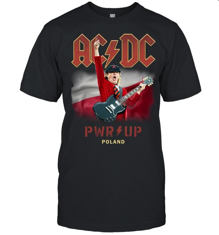Poland Warsaw PWR ACDC UP Tour 2025 Unisex T-Shirt