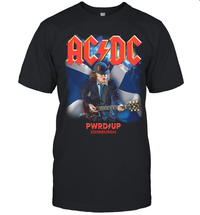 Scotland Edinburgh PWR ACDC UP Tour 2025 Unisex T-Shirt