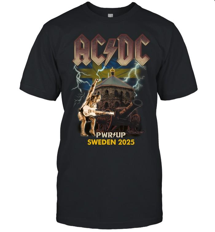 Sweden Gothenburg PWR ACDC UP Tour 2025 Unisex T-Shirt