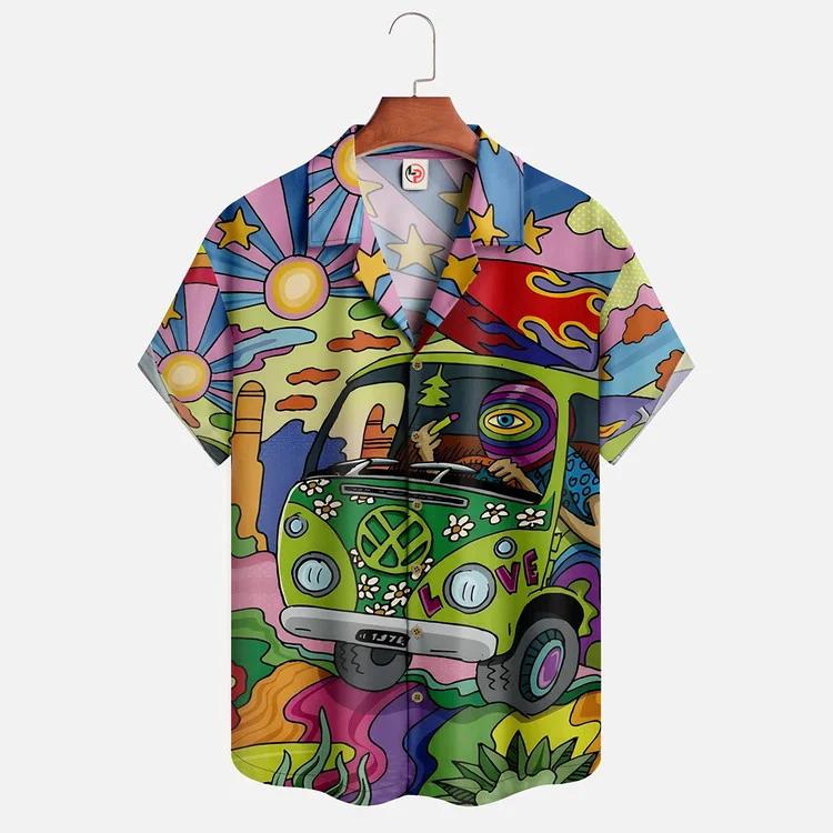 wicking Hippie Hawaiian Shirt