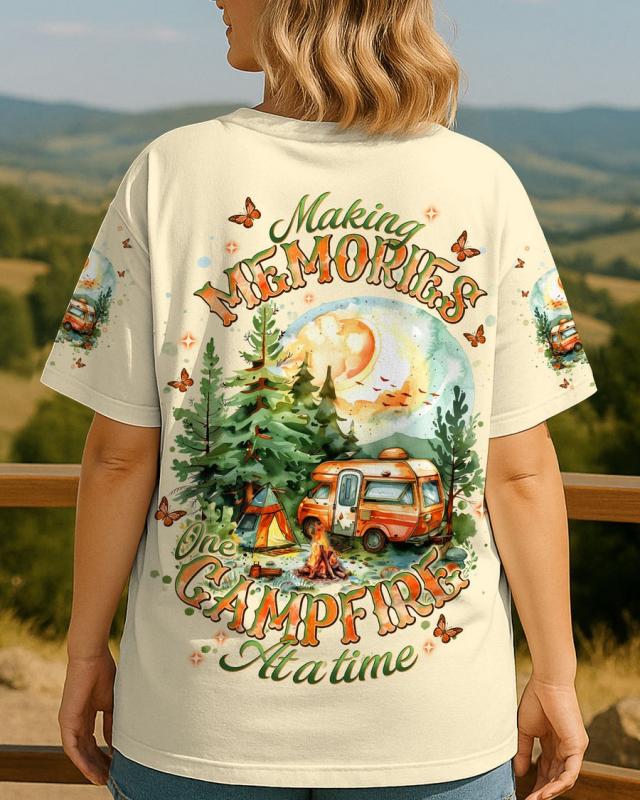 MAKING MEMORIES ONE CAMPFIRE AT A TIME ALL OVER PRINT Shirt